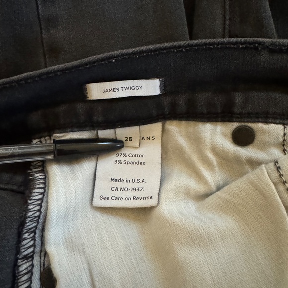 James Jeans Twiggy Skinny Jeans – slate black (size: 26) - Picture 7 of 8